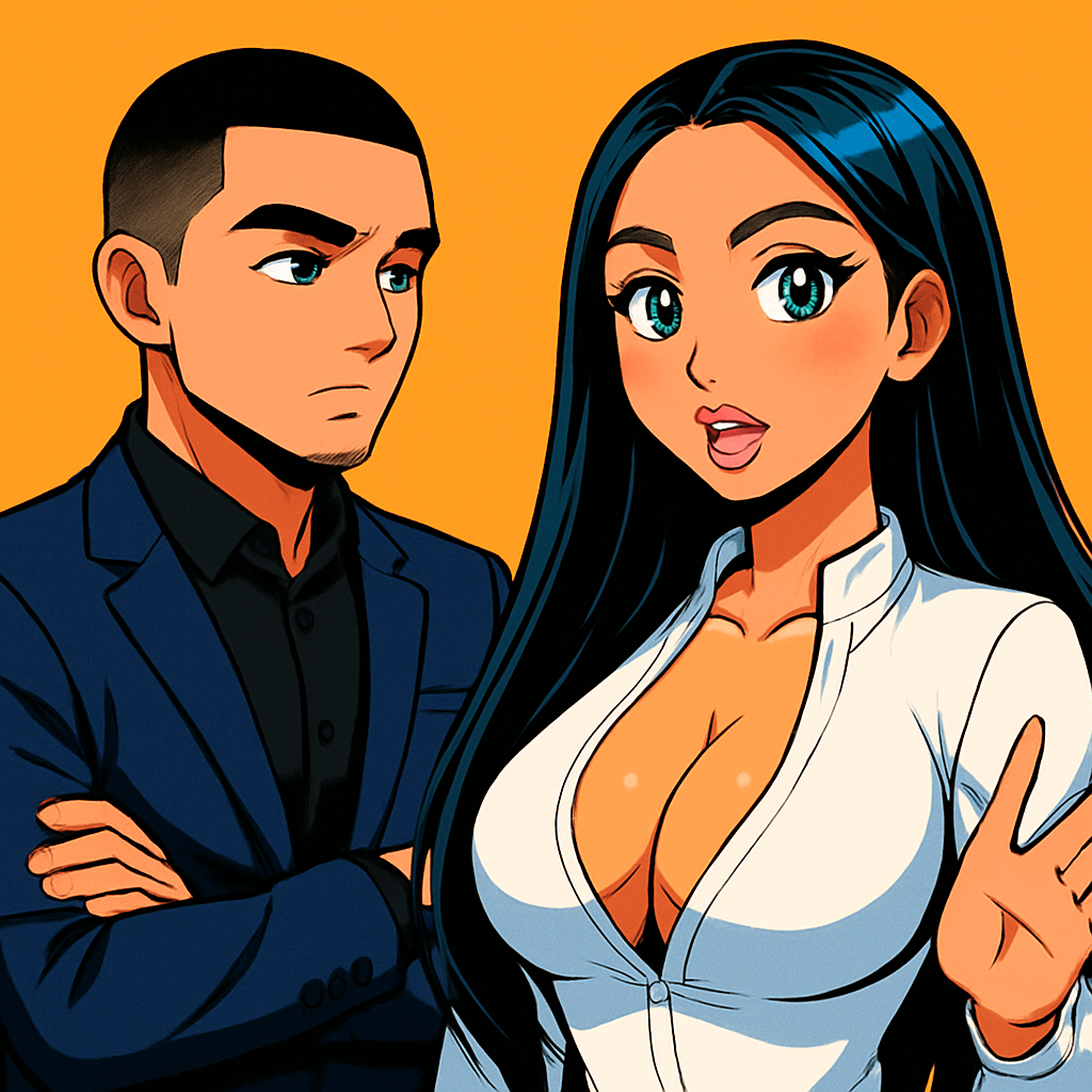 AI Generated Anime Art - Detailed background with character