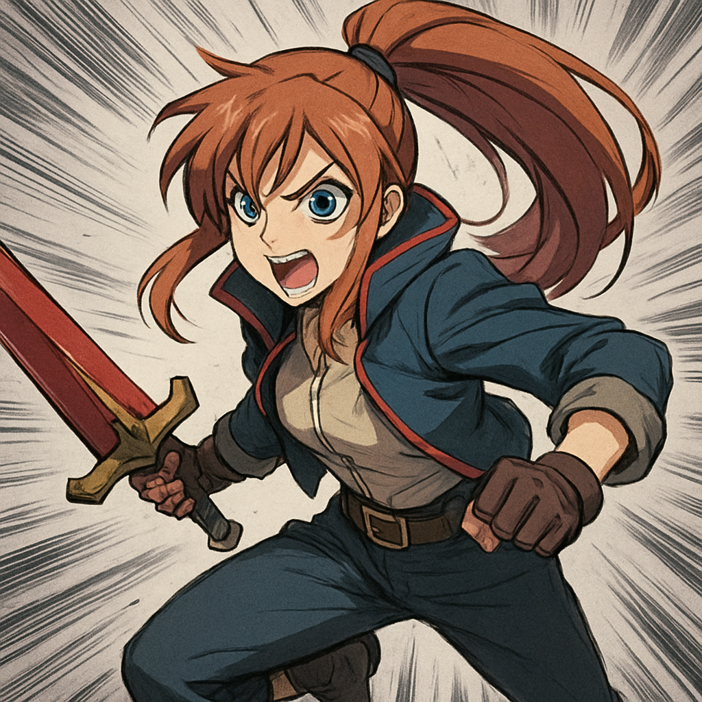 AI Generated Anime Art - Cute character design with pastel colors